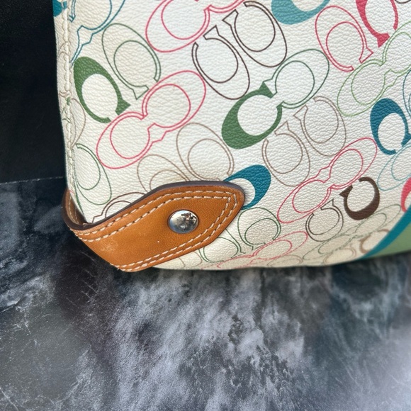 Coach Chelsea Heritage Signature Stripe Hobo No.C1069-F15138 - Picture 4 of 16